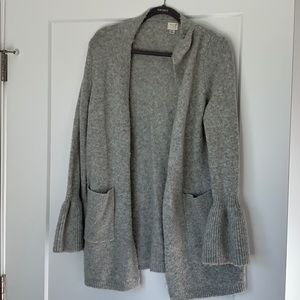Gray cardigan